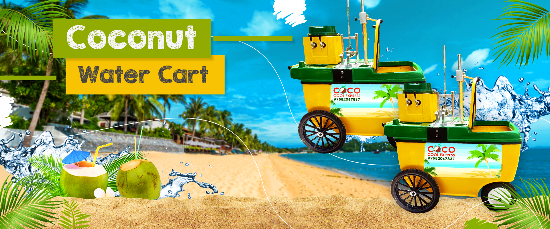 Coconut Water Cart
